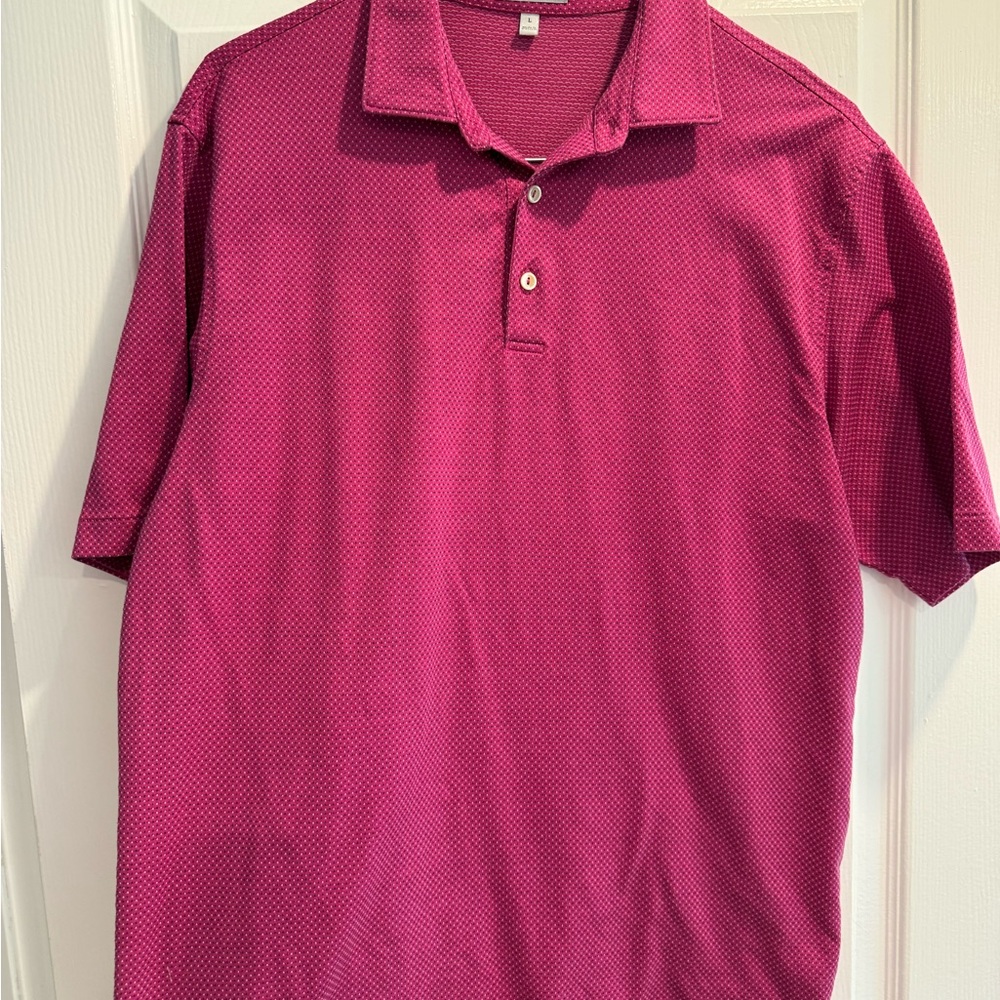 Peter Millar Pink Polo Shirt Classic Style